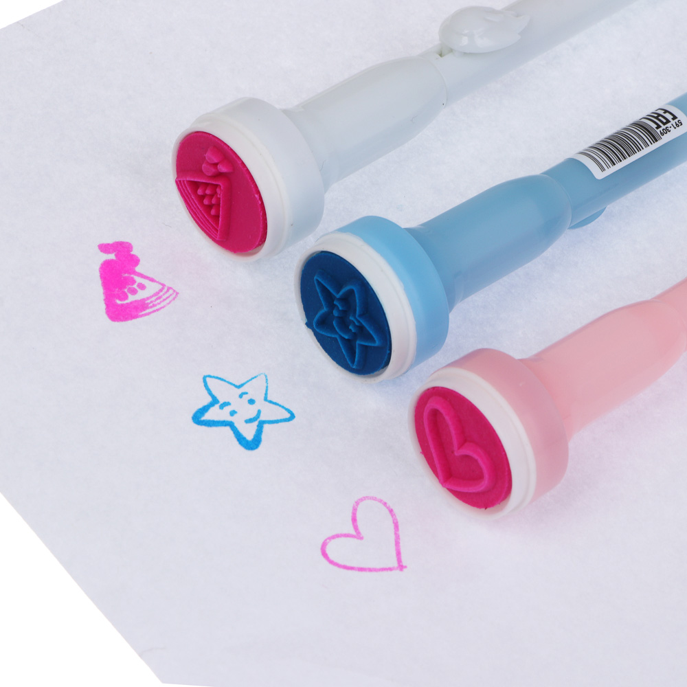 Ручка шариковая синяя с печатью "Пушистые гурманы", 3 вида - #7