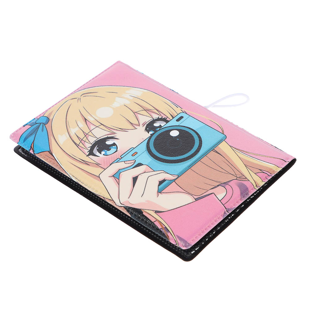 Визитница-картхолдер тм ЮL на 10 карт с удерживающей резинкой, ПВХ, 10,4х7см, 6 дизайнов - #7