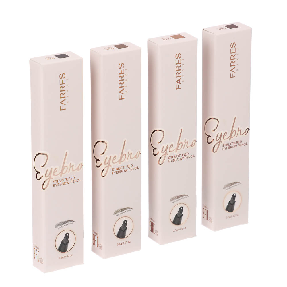 Лайнер для бровей с эффектом микроблейдинга, тм Farres, 1,2 мл - #3