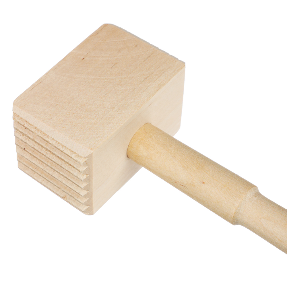 Молоток для мяса 30,8х7,2х5,1см, береза - #2