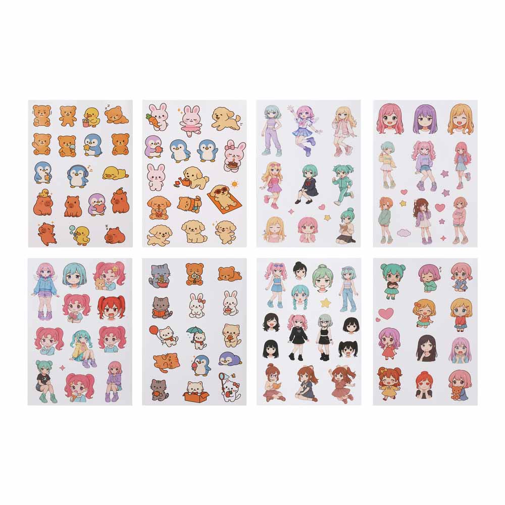 ХОББИХИТ Альбом " Sticker book" 21х14см, картон, бумага, 4 дизайна - #11