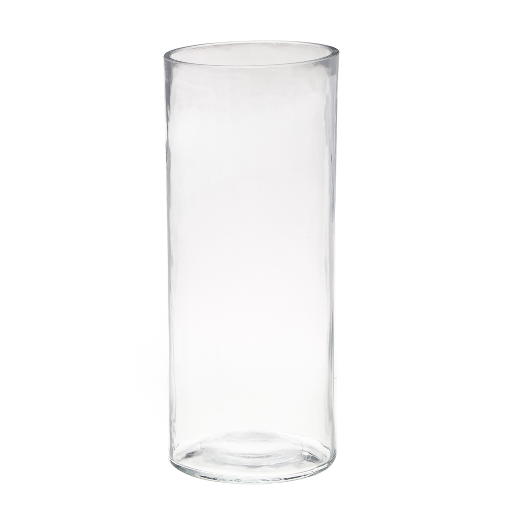Ваза, 10х24,5 см, стекло, прозрачная, цилиндр - #1