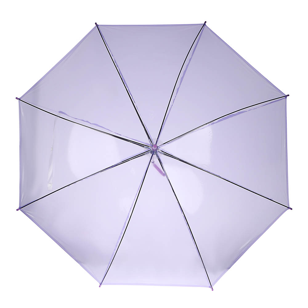 Зонт-трость прозрачный, диаметр 90 см, 8 спиц, ЭВА, пластик, сплав, 3 цвета - #3