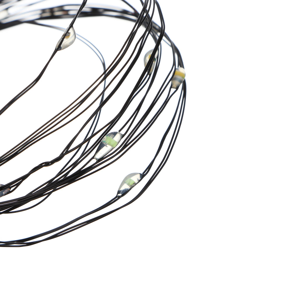 СНОУ БУМ Гирлянда эл. занавес нить росы 2х2м, 200 LED, 10 нитей, мульти, 8 режимов, 220В - #3