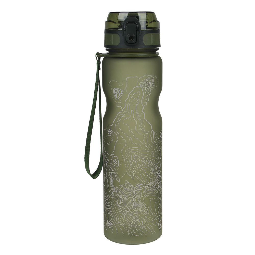 BY Бутылка спортивная для воды с поильником 29x7,5см, 1000мл, PC, 4 дизайна - #2