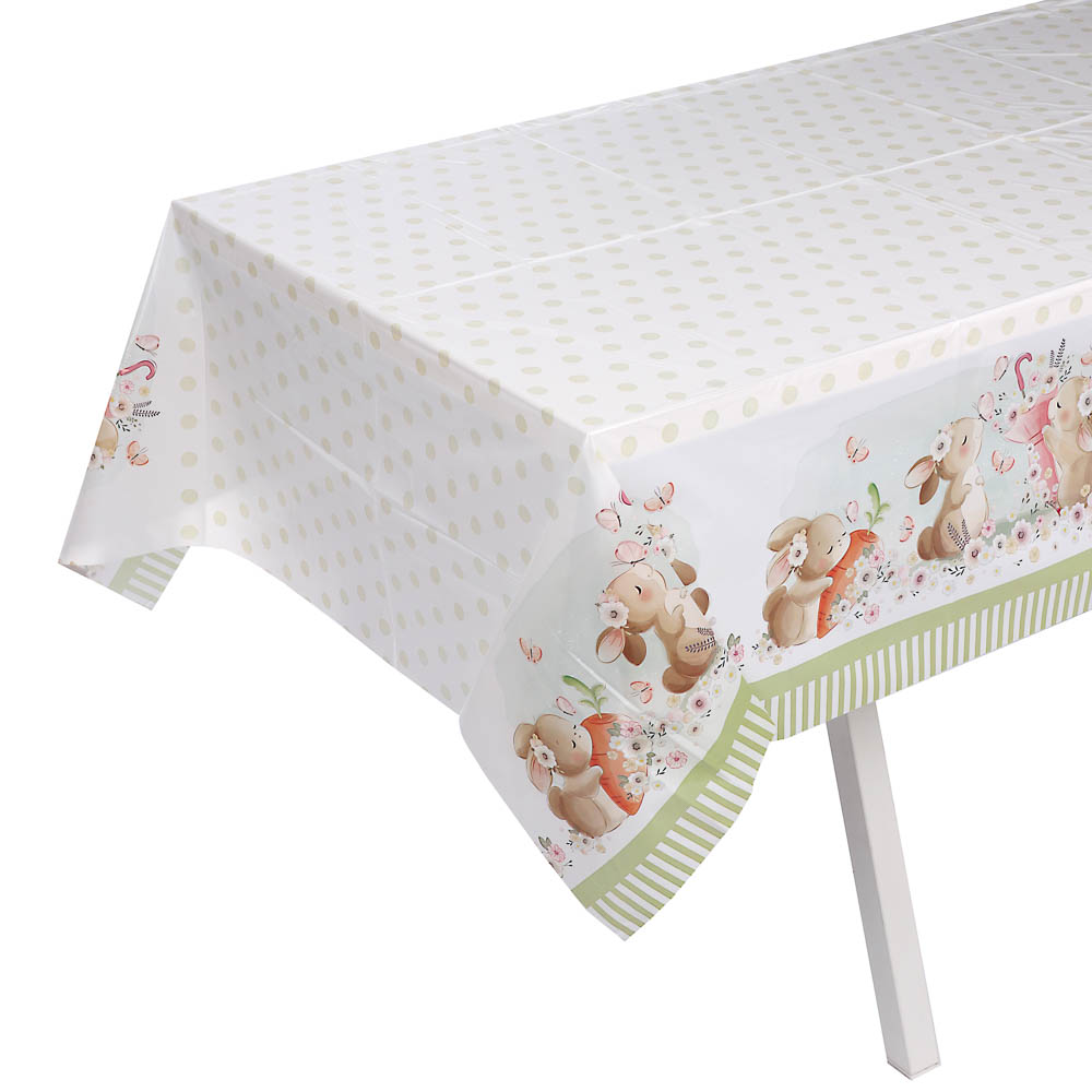 Скатерть Милые кролики, 120x180 см, 2 дизайна - #1