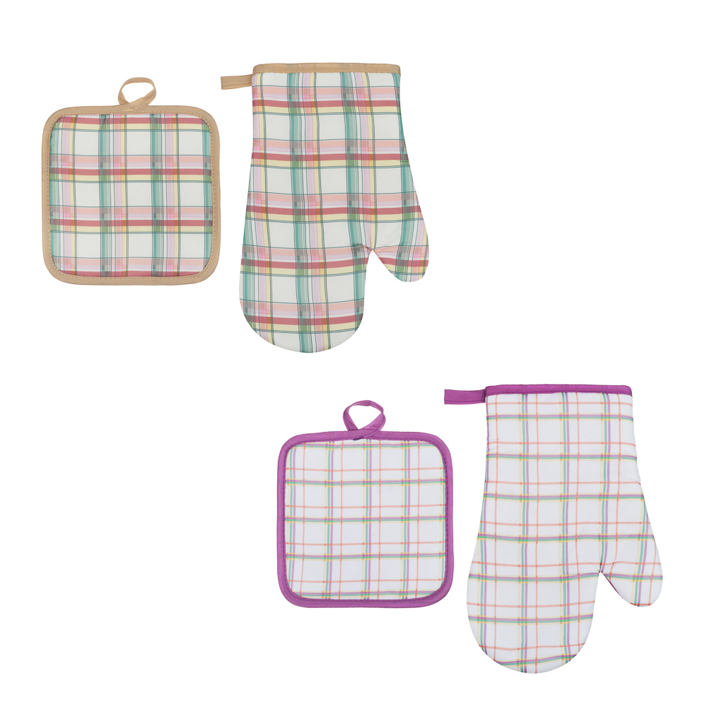 PROVANCE Ботаника Комплект прихваток 2шт, 17х17, 17х27, 100% полиэстер, 2 дизайна - #2