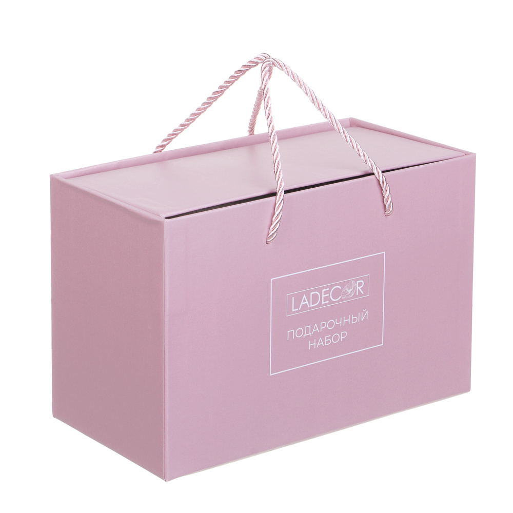 LADECOR Набор подарочный 2в1: салфетка для уборки 30х75см, стакан 400мл, полистирол,ПЭТ,ПУ,полиэстер - #2