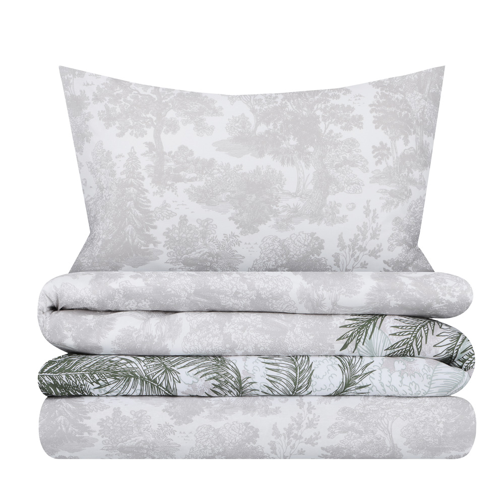 PROVANCE Мосс Комплект постельного белья семейный (5 предметов), поплин, 2 дизайна - #1