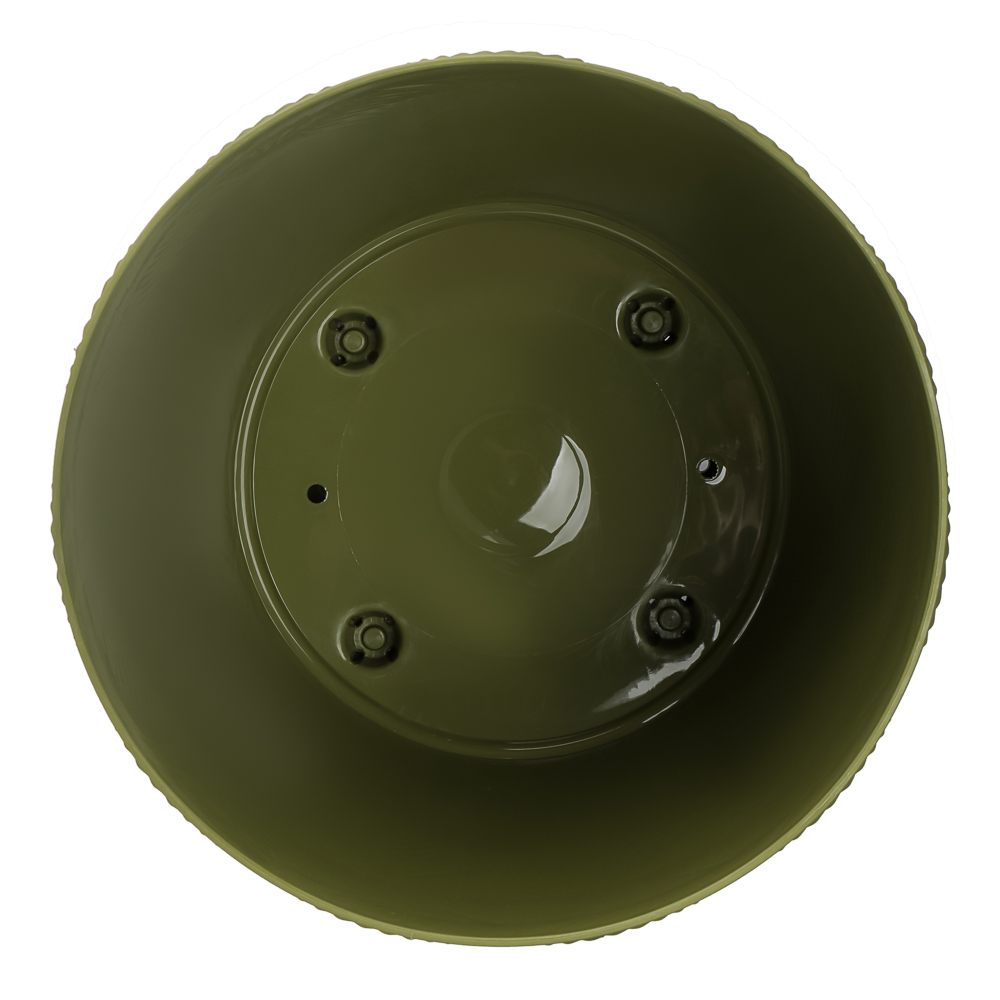 Горшок для цветов с поддоном "Мираж" 3,7л, d19,5см, цв. папоротник - #4