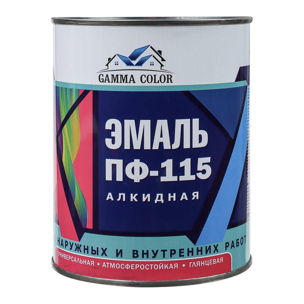 Эмаль ПФ-115 тм GAMMA COLOR, белая - #2