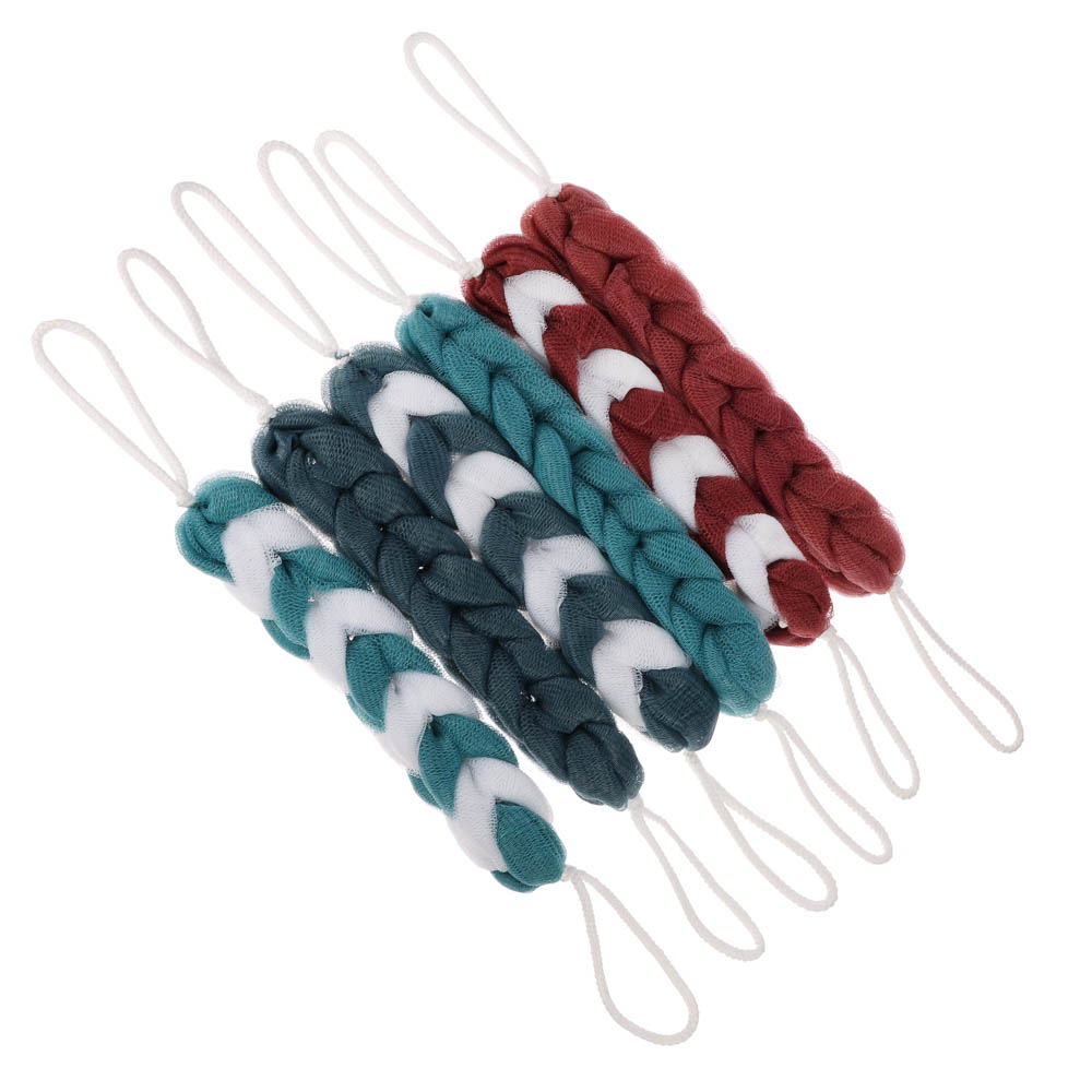 Мочалка косичка тм ЮL банная, полиэтилен, 70гр, 4-6 цветов - #1