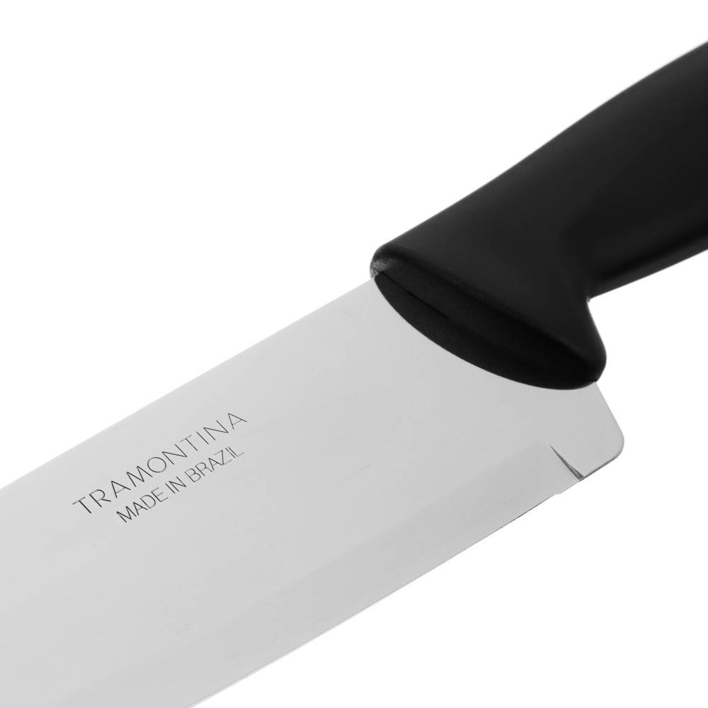 Tramontina Plenus Нож кухонный 18см, черная ручка, 23426/107 - #3