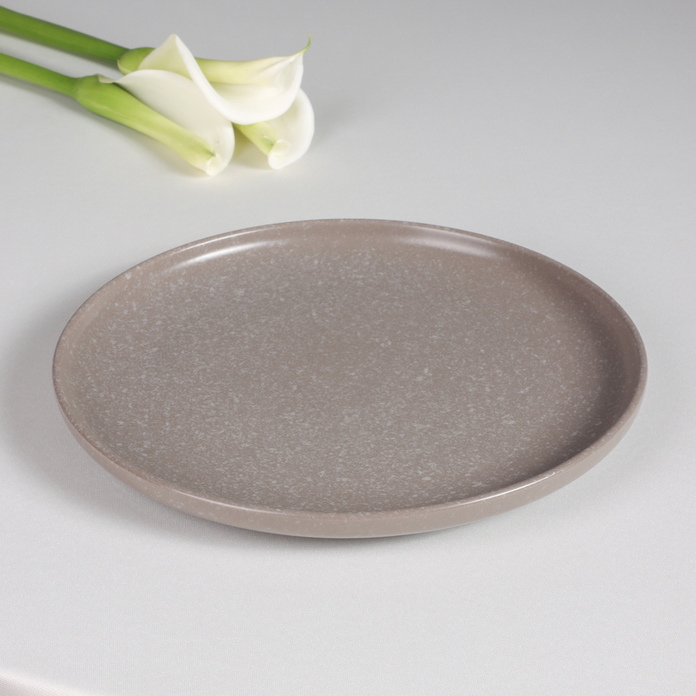 MILLIMI Тарелка подстановочная 26.5х2.8см, керамика, серый - #8