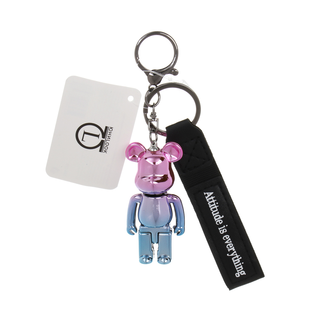 Подвеска брелок с шармом тм ЮL, пластик, полиэстер, металл, 6,5 см, 6 цветов, #5 - #5