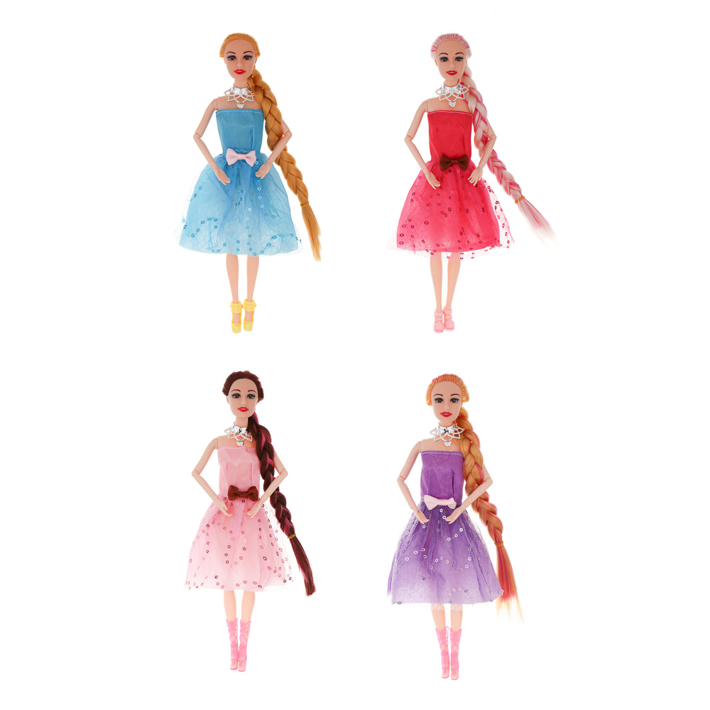 Кукла в коротком платье шарнирная, 29 см, PP, PVC, полиэстер, тм ИГРОЛЕНД - #2