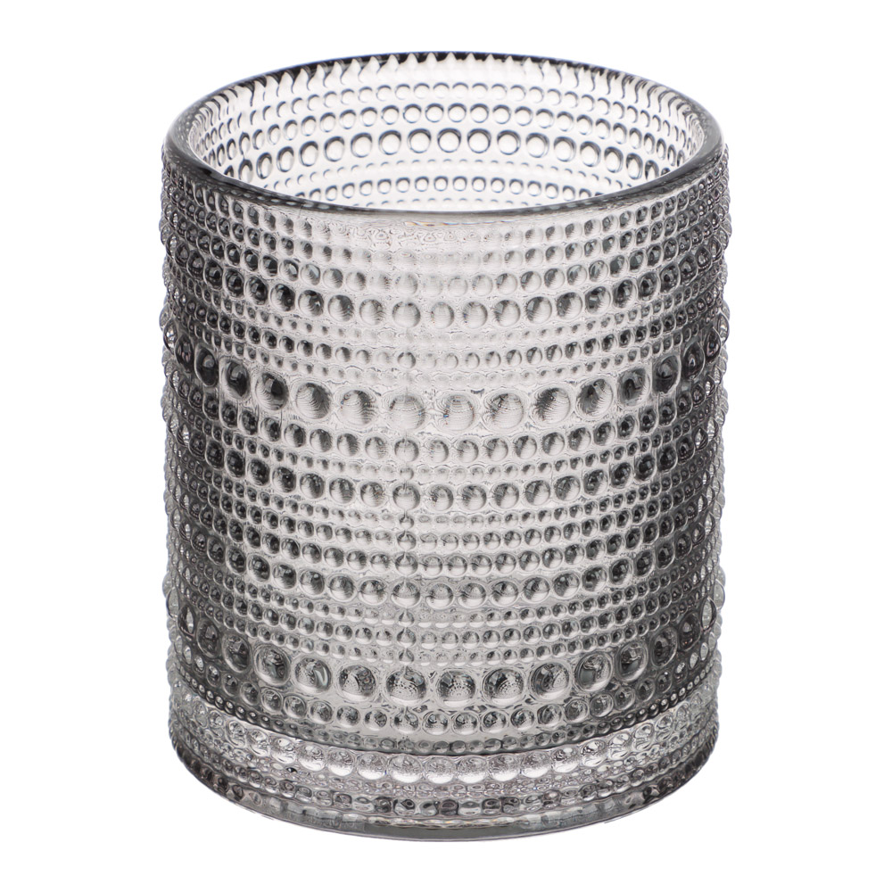 Шкатулка стеклянная с листочком, цвет графитовый, 8,5x12см - #3