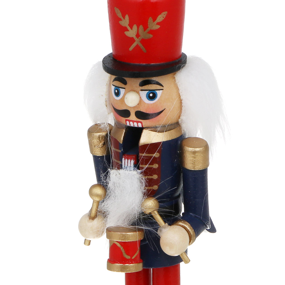 СНОУ БУМ Фигура декоративная "Щелкунчик" 15x4 см дерево, 3 дизайна - #8