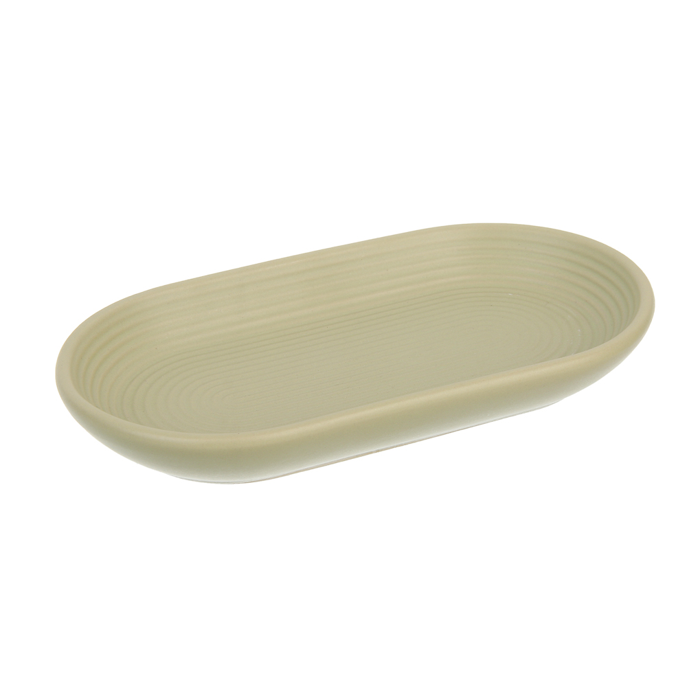 Подставка для набора в ванную комнату тм VETTA Монтана, доломит, оливковый, 16,5x9,2x2,5см - #1