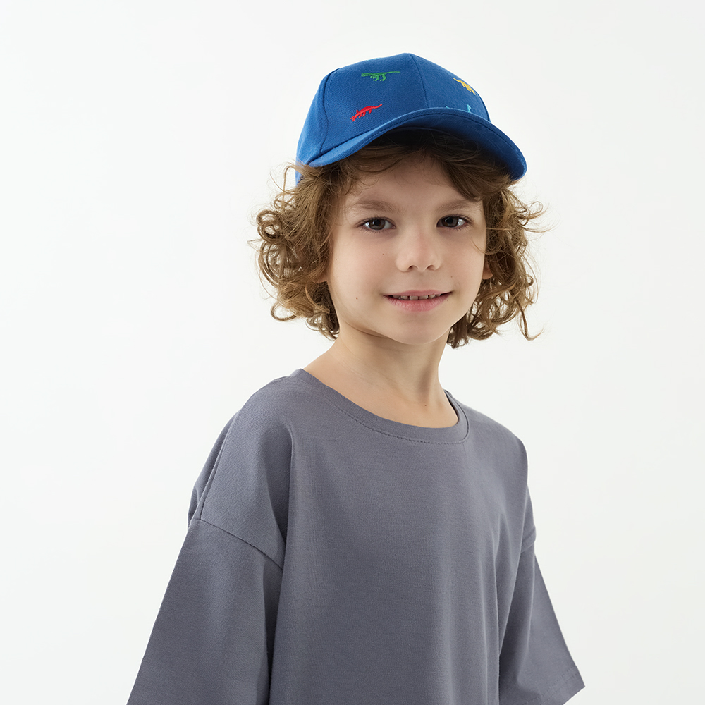 GALANTE Кепка детская, р.52, 30% хлопок, 70% полиэстер, синий, ВЛ25-02, #3 - #6