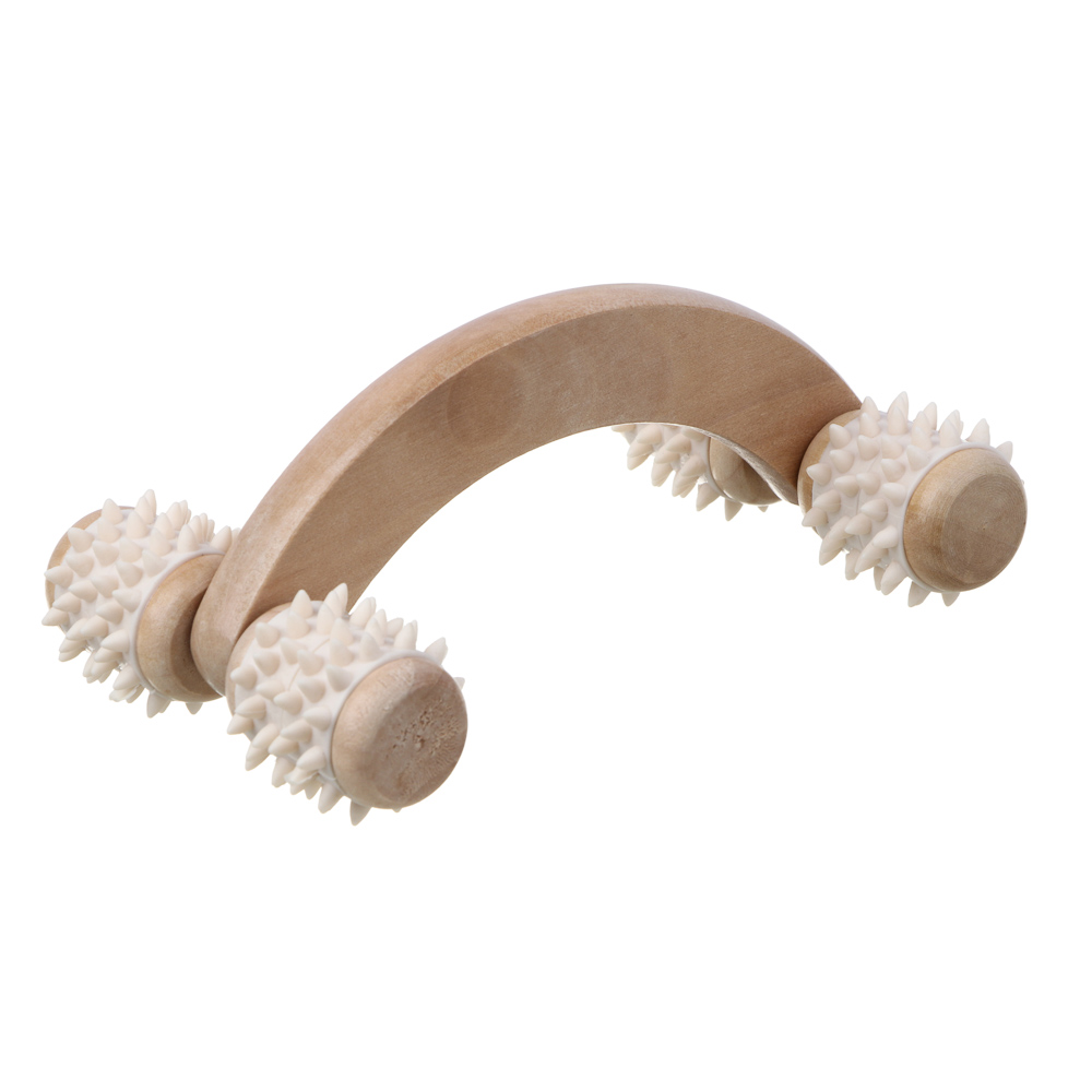 SILAPRO Max Массажный роллер, 16.5х6х9см, дерево, PVC - #1