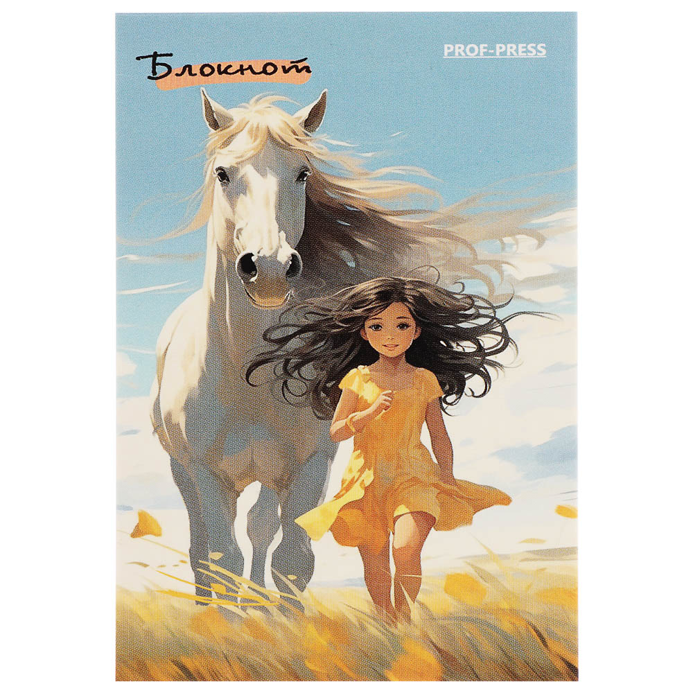 Блокнот А7, 48л, офсет, обложка картон, склейка, в ассортименте - #36