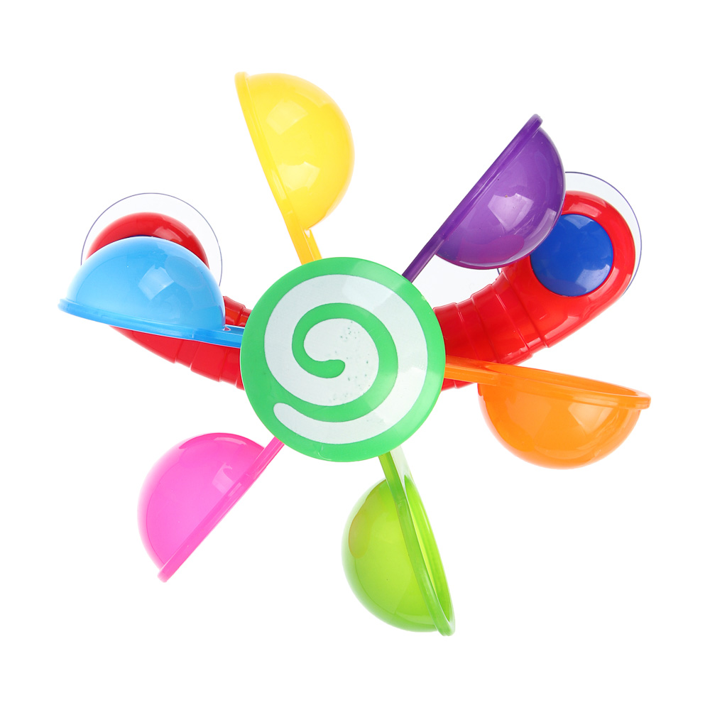 Игрушка развивающая ИГРОЛЕНД "Водяная карусель", набор 3 предмета, ABS, 14x19x4см - #4