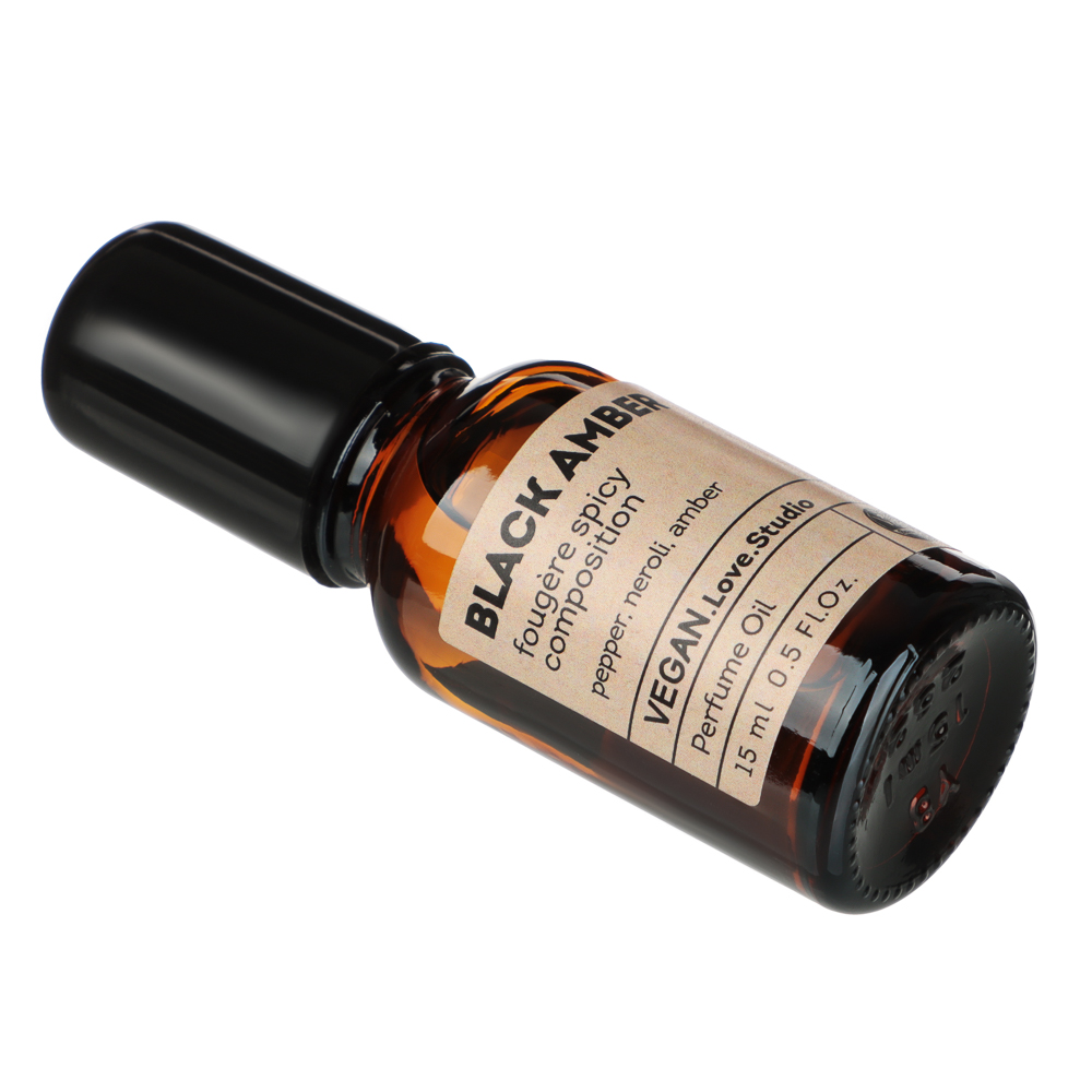 Парфюмерное масло Vegan.Love.Studio, Black Amber, 15 мл - #3