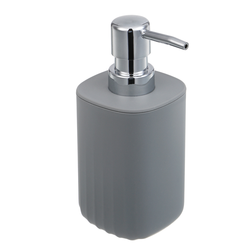 Диспенсер для жидкого мыла тм VETTA Сидней, 250мл, пластик, PP, серый, 7x16см - #1