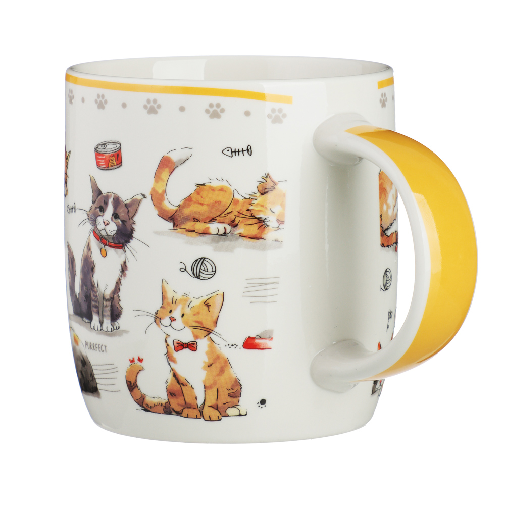 MILLIMI Кошкин дом Кружка 360мл, фарфор, 4 дизайна - #4