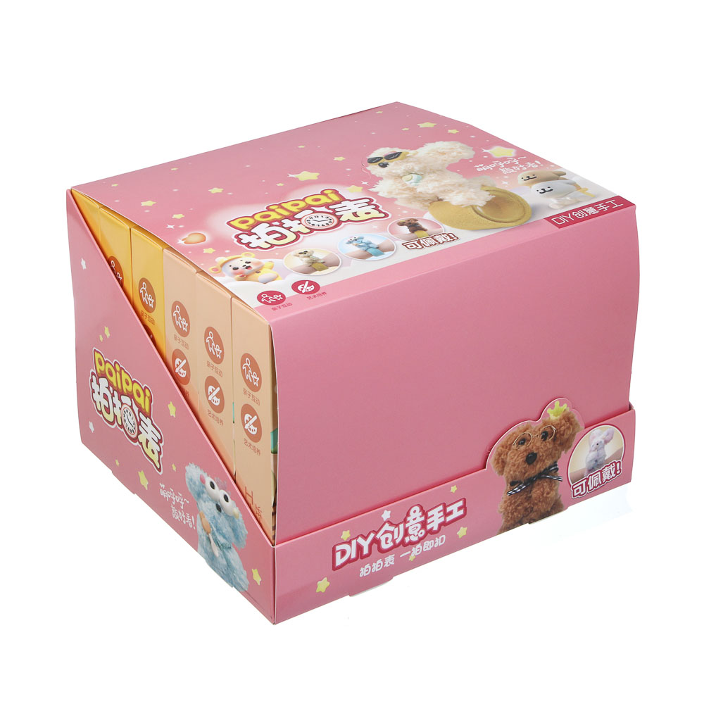 Набор для творчества "Мякиши" животные из меховых палочек, PP, клей, PVC, 12,5х17,7х3,8см, 4 дизайна - #19