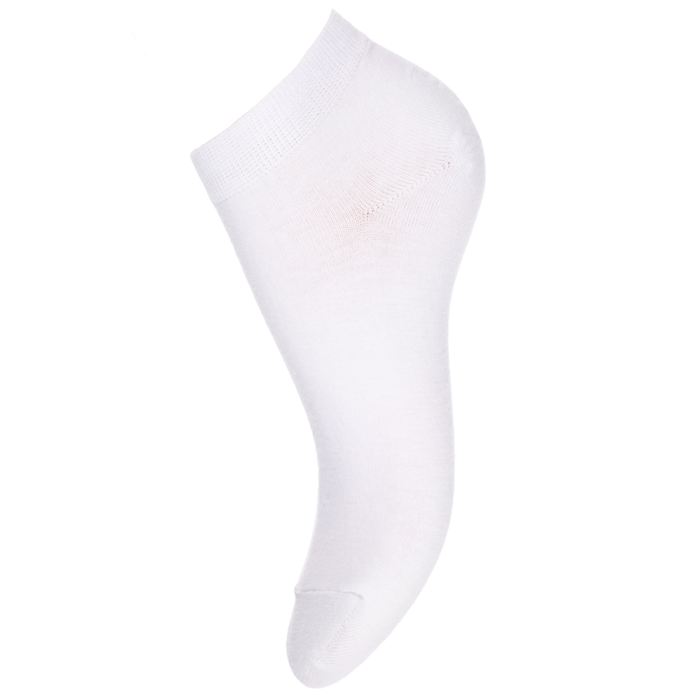 GALANTE Набор носков 5 пар, укороченные, р.23-25, 85% хл, 10% полиамид, 5% спандекс, цв.белый, #47 - #1