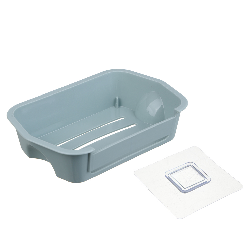 VETTA Classic Мыльница настенная, пластик, 15,5x10x3,5 см, оливковый - #2
