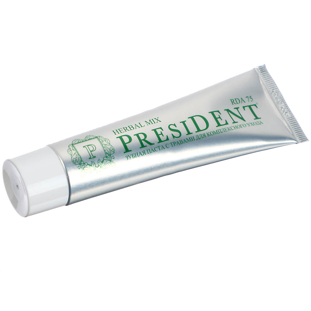 Зубная паста President "Herbal mix", 50 мл - #2