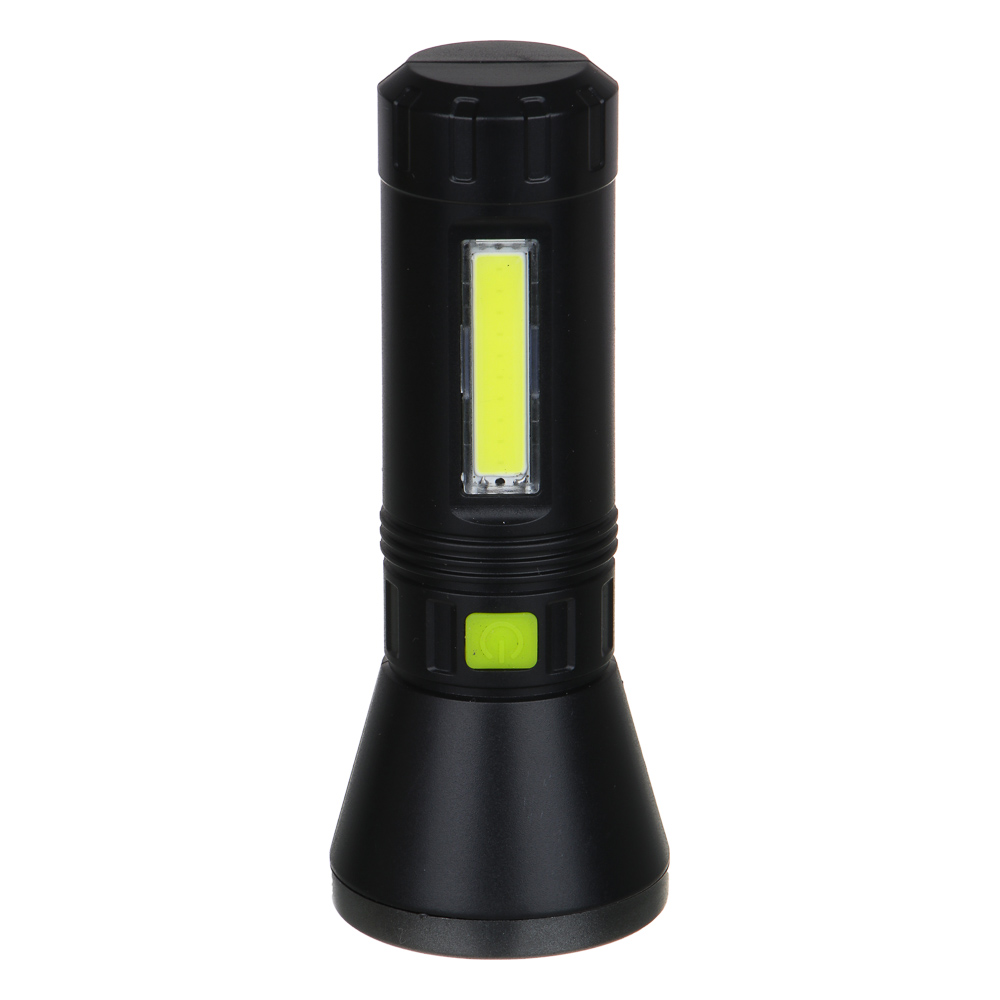 Фонарь ручной тм ЕРМАК, LED+COB, 4 режима, 1200мАч, 5,8х14,8см - #2
