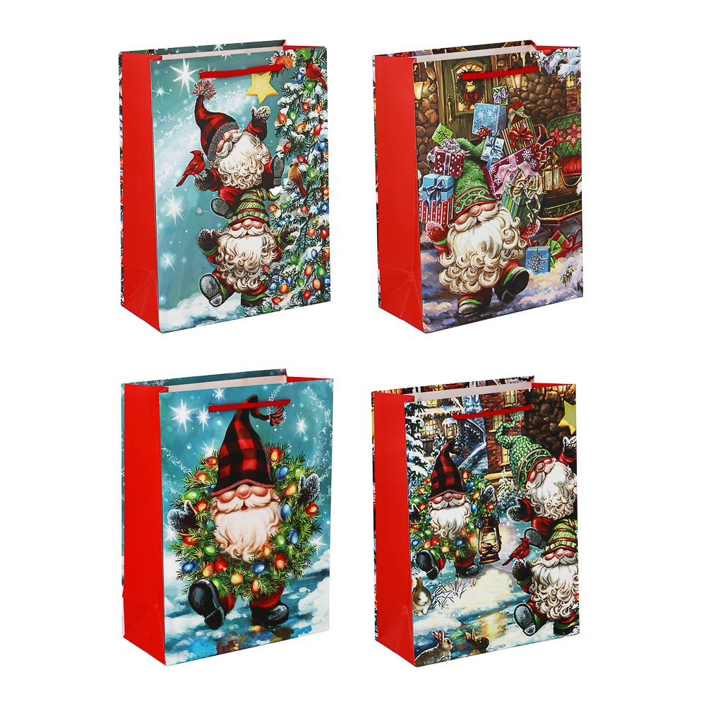 Пакет подарочный Сноубум "Дед Мороз", 18x24x8,5 см - #1