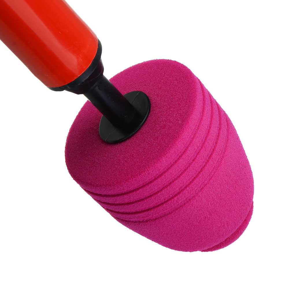 Вантуз-насос сантехнический для очистки раковины, ванны, унитаза, пластик, красный - #4