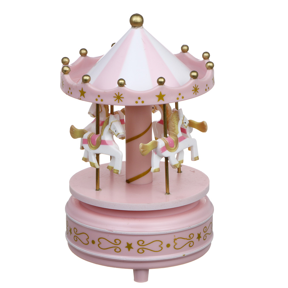 СНОУ БУМ Карусель музыкальная 10x10x18 см, пластик - #2