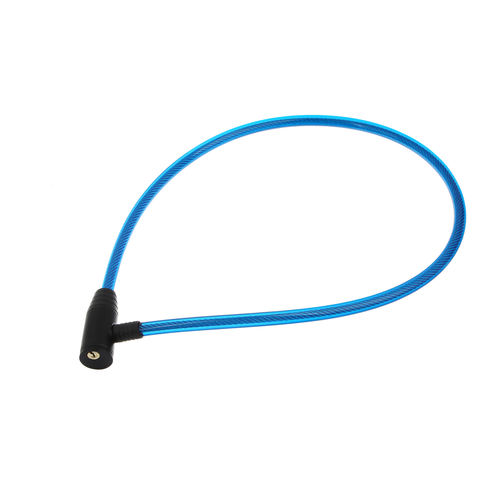 Замок велосипедный тм BY SPORT, противоугонный, тросовый, 1000х12мм, металл, ПВХ, пластик, 3 цвета - #3