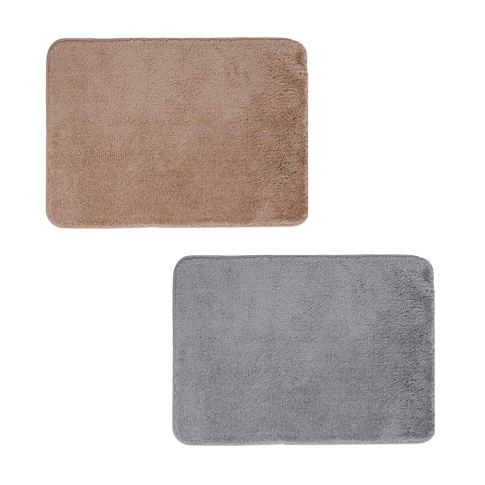 Коврик для ванной Fluffy, тм VETTA, 50x80 см, микрофибра, резиновая подложка TRP, 2 цвета - #1
