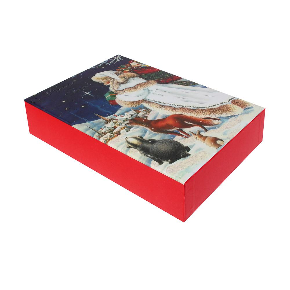 Набор подарочных коробок тм СНОУ БУМ, 3 размера 21x29x9см, 20x27x8см, 18x26x6см, картон - #5