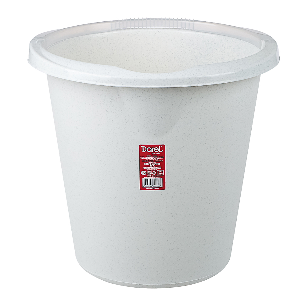 Ведро 10л, пищевой пластик - #7