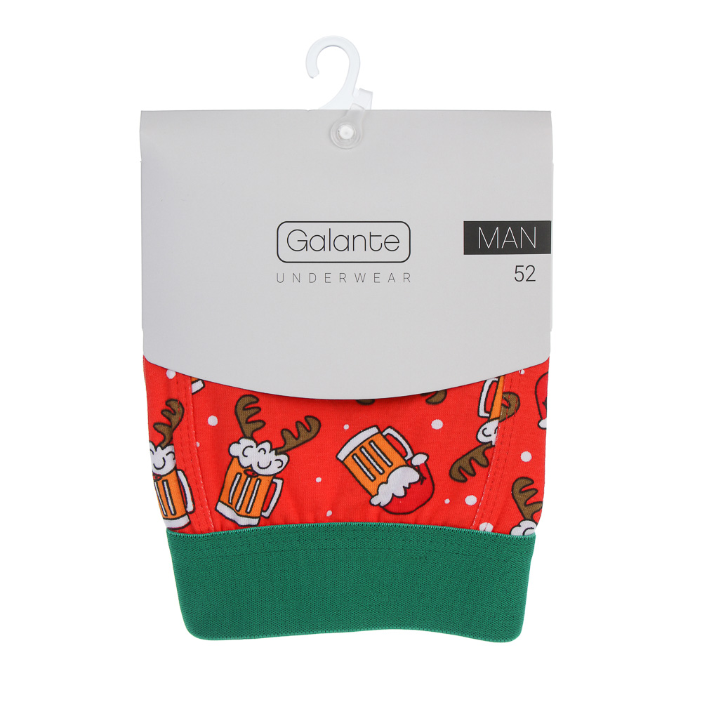 GALANTE Трусы-боксеры мужские с принтом р.52, 95%хлопок, 5%спандекс, разноцветные, НГ2026-1 - #4
