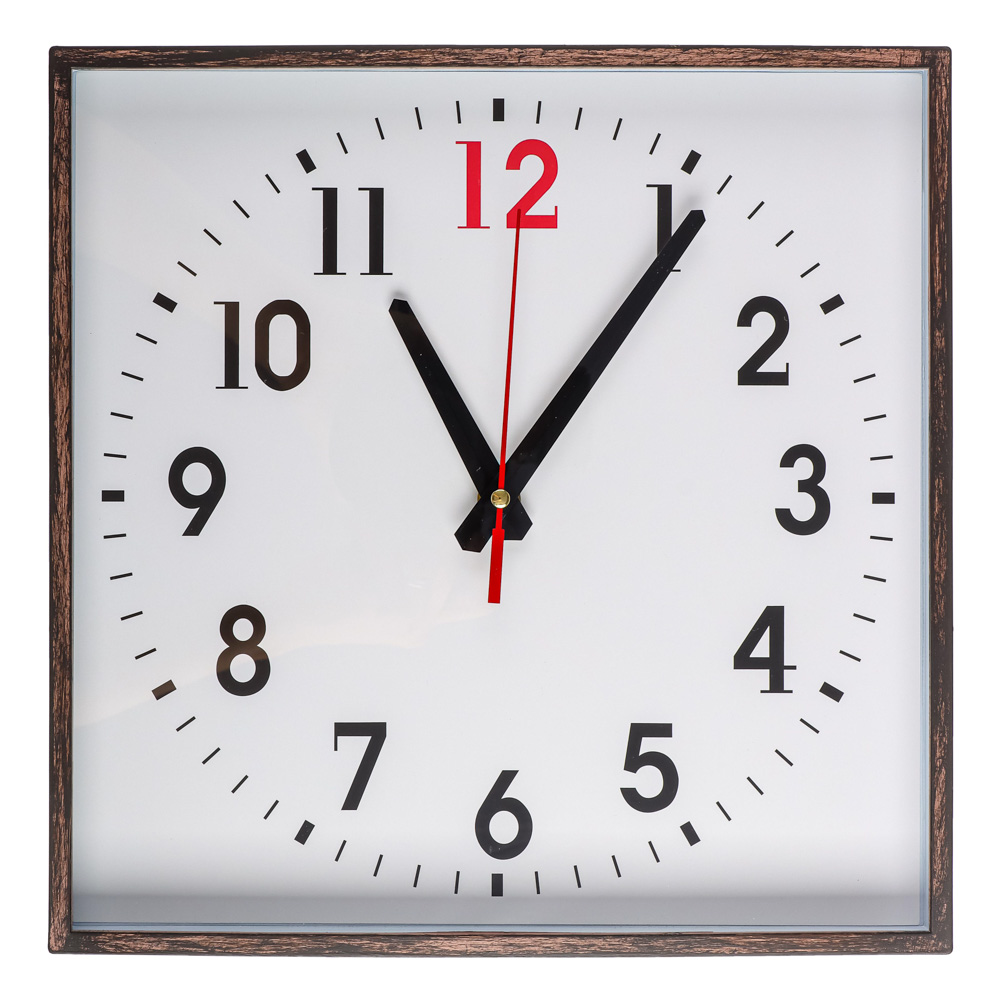Часы настенные Ladecor Crono, 28 см, деревянная отделка, 2 дизайна - #7