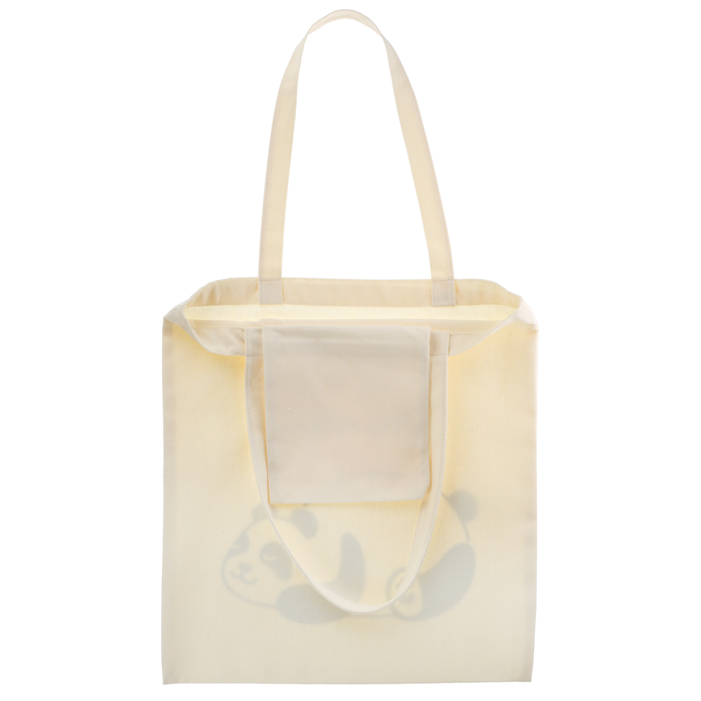 Сумка-шоппер, "Панды/Капибары", 38x42см, длина ручек 58 см, внутр. карман, полиэстер, 6 дизайнов - #12