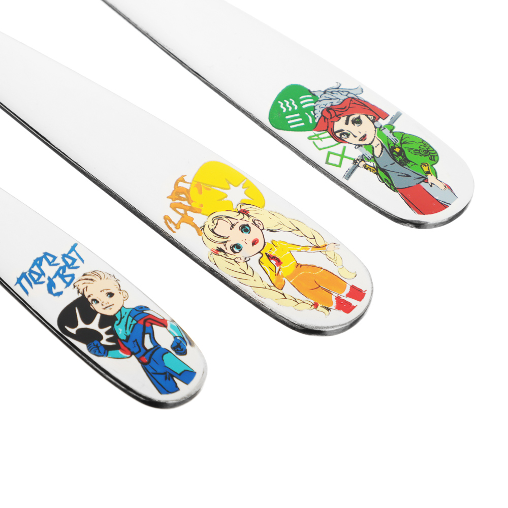 BY РУССКИЕ СУПЕРГЕРОИ Набор столовых приборов 3 пр, нерж.сталь - #2