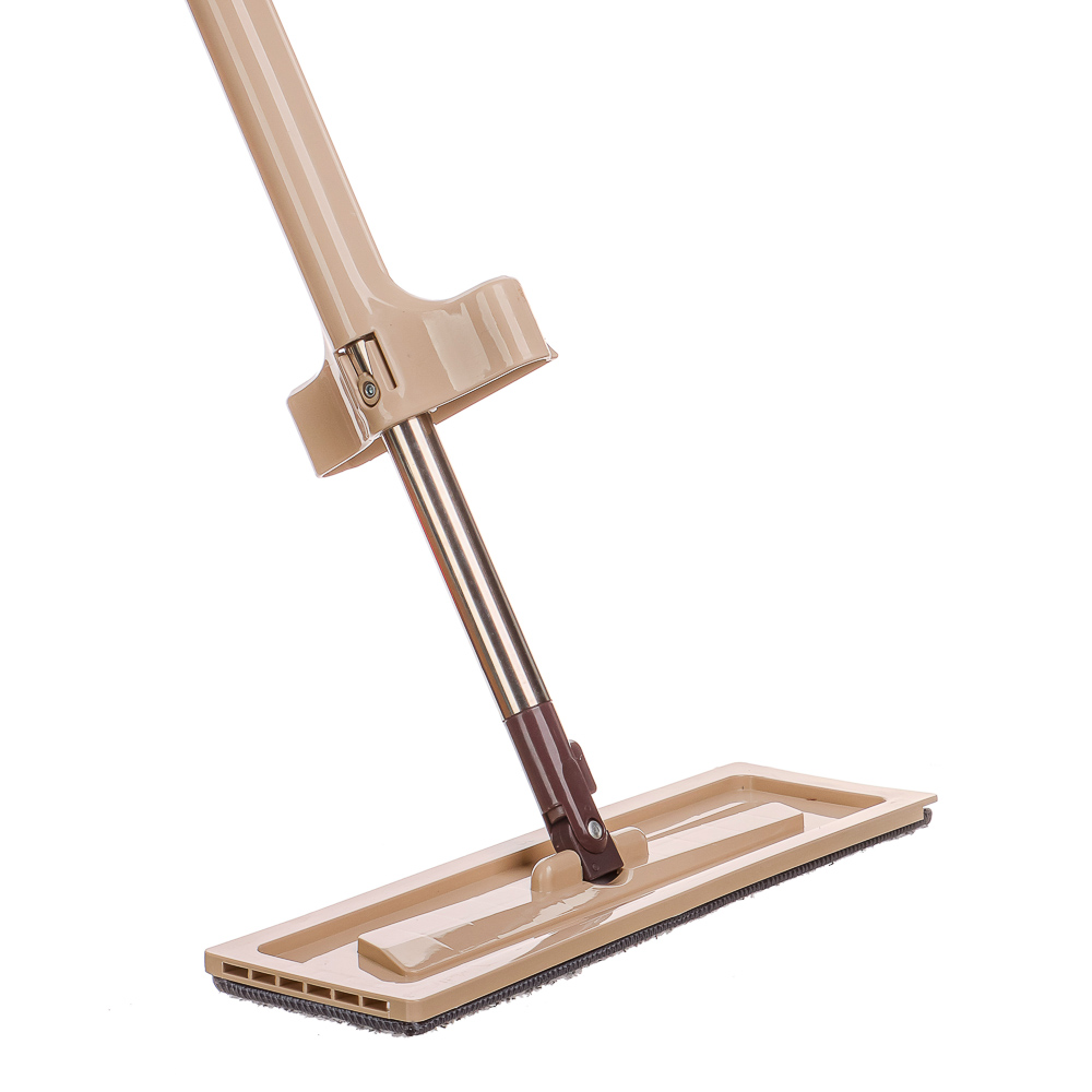 VETTA Швабра 360° с вертикальным отжимом и доп.насадкой 35 см, 120 см нерж.сталь пластик - #3