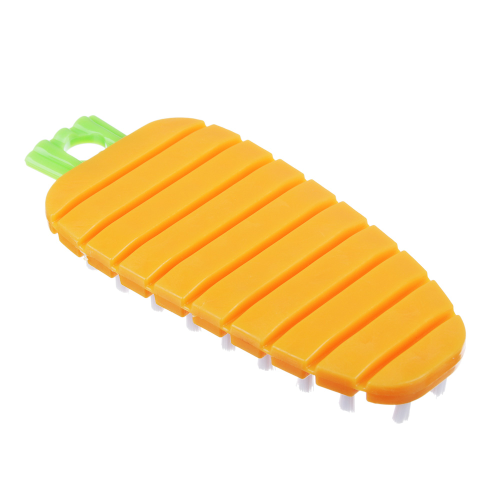 Щетка универсальная в виде морковки, пластик, 13,5x6x2 см - #1