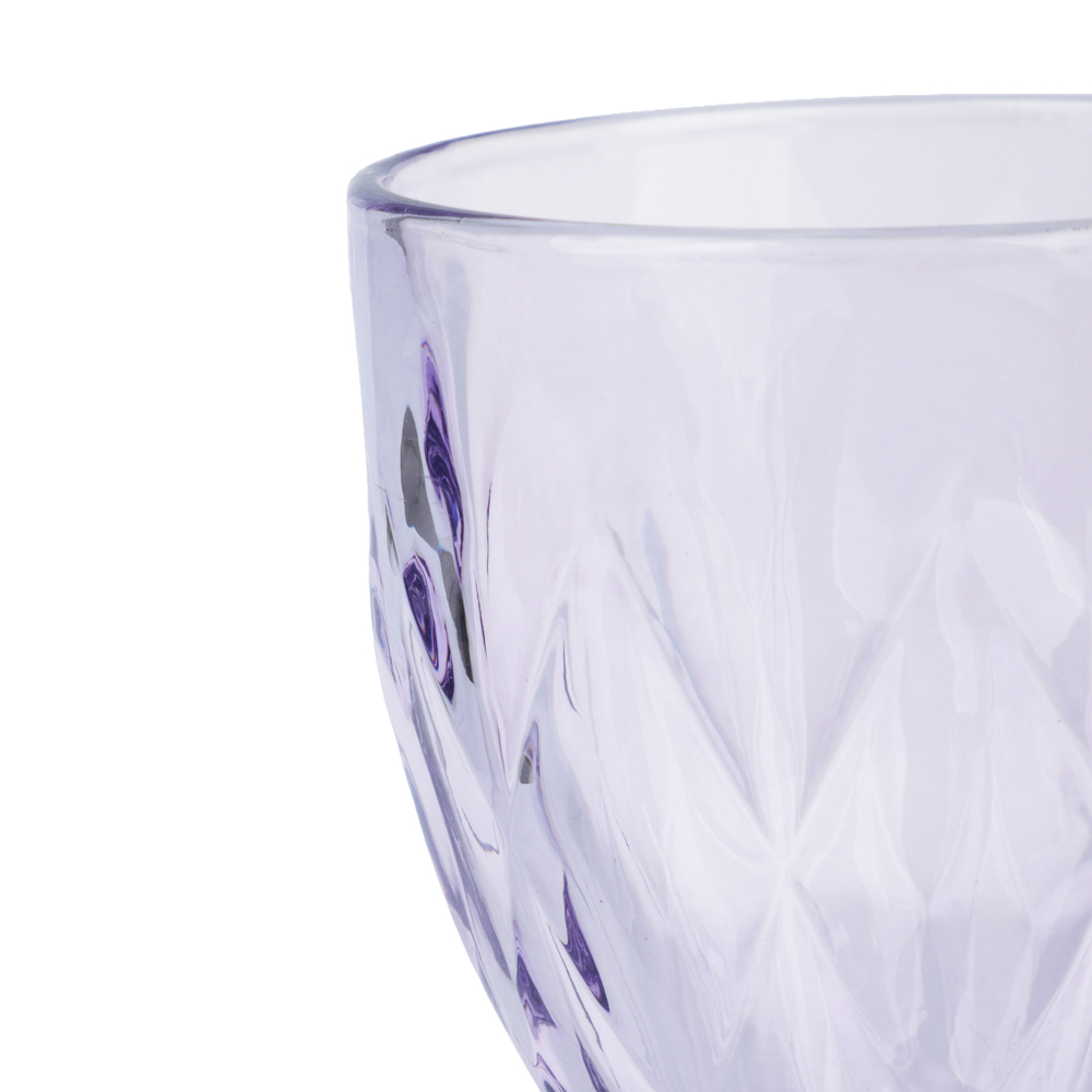 Набор бокалов для вина тм MILLIMI Ромб, 320мл, стекло, 3 шт, 3 цвета - #6