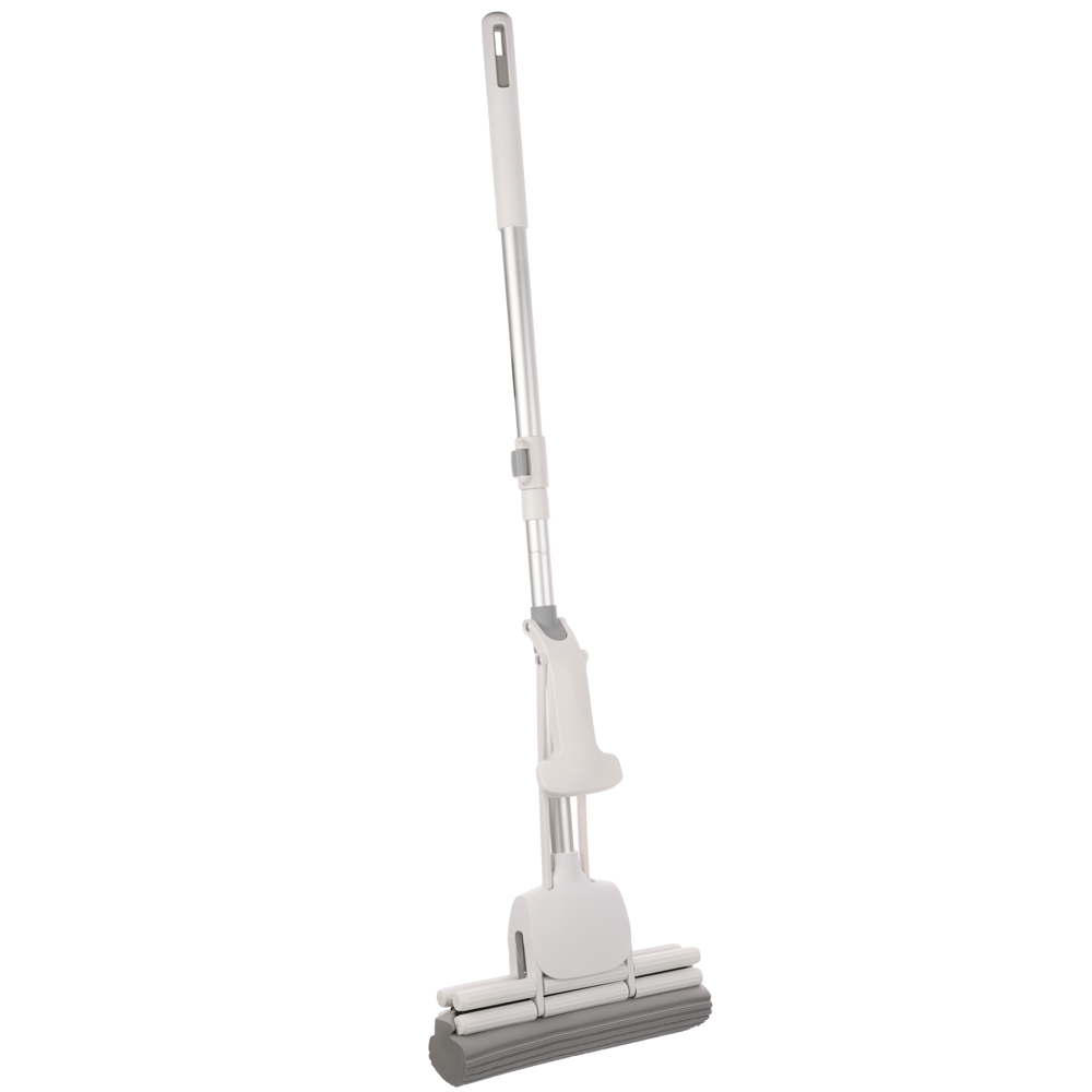 VETTA Швабра с отжимом, 129x28 см, металл, поливинилацетат, пластик - #1